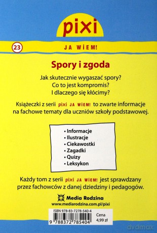 Pixi JA WIEM! 23 Spory i zgoda [KSIĄŻKA]