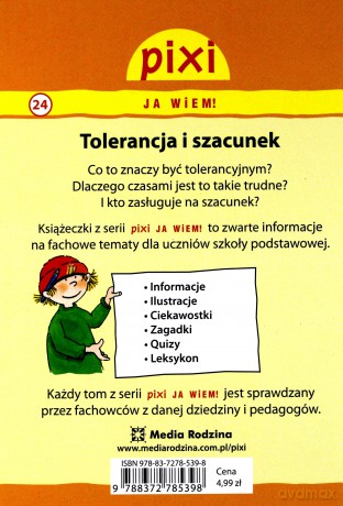 Pixi JA WIEM! 24 Tolerancja i szacunek [KSIĄŻKA]