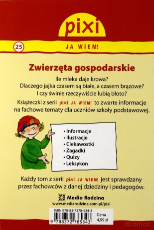 Pixi JA WIEM! 25 Zwierzęta gospodarskie [KSIĄŻKA]