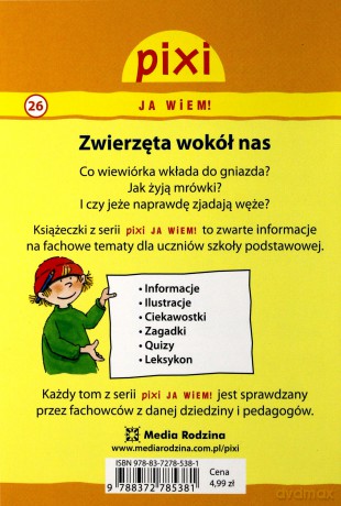 Pixi JA WIEM! 26 Zwierzęta wokół nas [KSIĄŻKA]