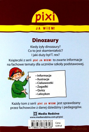 Pixi JA WIEM! Dinozaury [KSIĄŻKA]