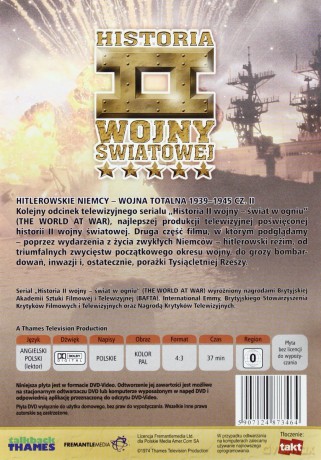 Historia II Wojny Światowej 43: Wojna Totalna 1939-1945 cz.2 DVD]
