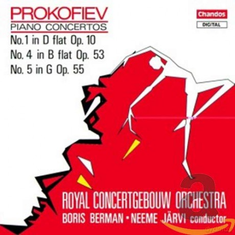 Serge Prokofieff: Klavierkonzerte Nr.1,4,5 [CD]