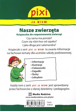Pixi JA WIEM! Nasze zwierzęta [KSIĄŻKA]