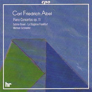 Carl Friedrich Abel: Klavierkonzerte op.11 Nr.1-6 [CD]