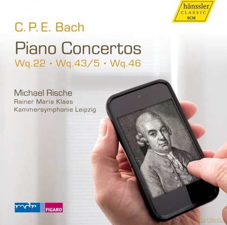 Carl Philipp Emanuel Bach: Klavierkonzerte Wq.22, Wq.43 Nr.5, Wq.46 [CD]