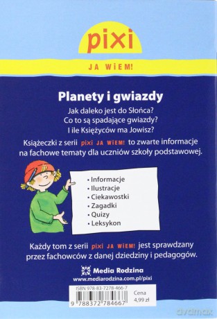 Pixi JA WIEM! Planety i gwiazdy [KSIĄŻKA]
