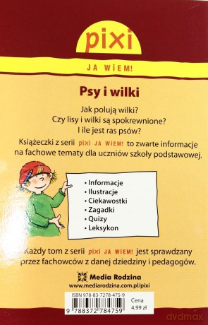 Pixi JA WIEM! Psy i wilki [KSIĄŻKA]