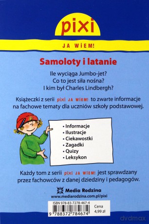 Pixi JA WIEM! Samoloty i latanie [KSIĄŻKA]