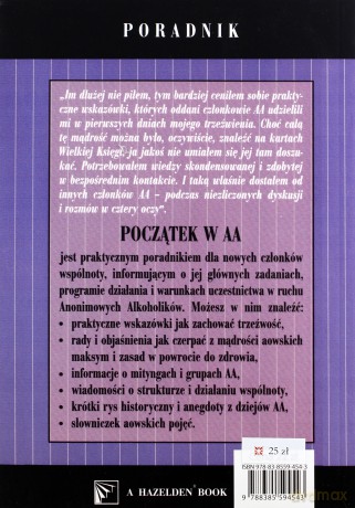Początek w AA - Bernard Hamilton [KSIĄŻKA]