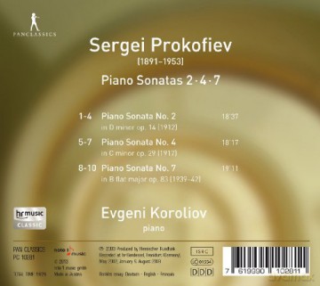 Serge Prokofieff: Klaviersonaten Nr.2,4,7 [CD]