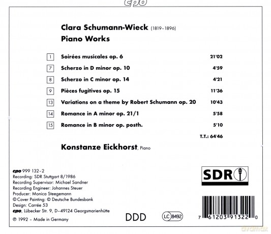 Clara Schumann: Klavierwerke [CD]
