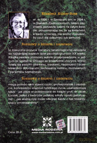 Rozmowy o śmierci i umieraniu - Elisabeth Kubler-Ross [KSIĄŻKA]