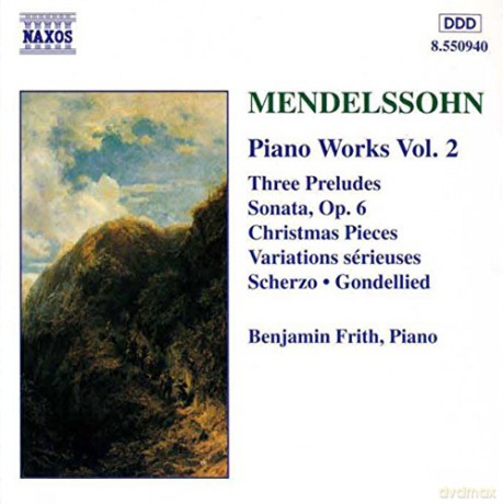 Felix Mendelssohn Bartholdy: Klavierwerke Vol.2 [CD]