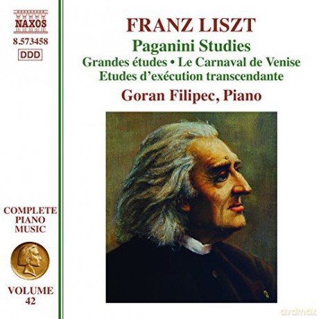 Franz Liszt: Klavierwerke Vol.42 - Paganini Studies [CD]