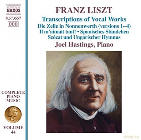 Franz Liszt: Klavierwerke Vol.44 - Transcriptions of Vocal Works [CD]