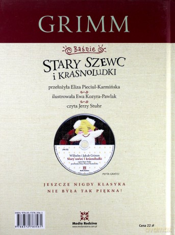 Stary szewc i krasnoludki (Mistrzowie Klasyki Dziecięcej) - Jakub Grimm, Wilhelm Grimm [KSIĄŻKA]+[CD]
