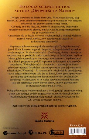 Trylogia kosmiczna - Clive Staples Lewis [KSIĄŻKA]