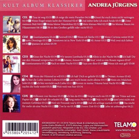 Andrea Jurgens: Kult Album Klassiker [5CD]
