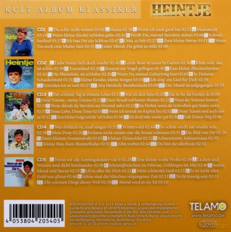 Hein Simons: Kult Album Klassiker [5CD]