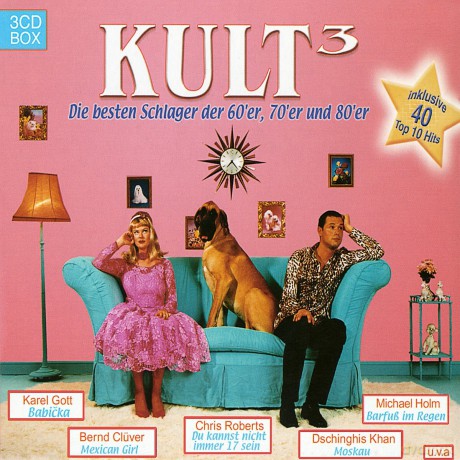 Kult hoch 3 - Die besten Schlager der 60er,70er und 80er [3CD]