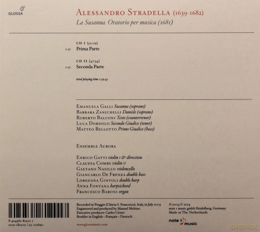 Alessandro Stradella: La Susanna [2CD]