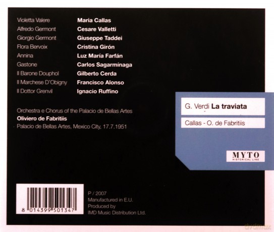 Giuseppe Verdi: La Traviata [2CD]