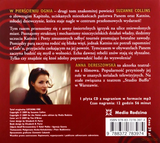 W  pierścieniu ognia - Suzanne Collins (digipack) [AUDIOBOOK] [CD-MP3]