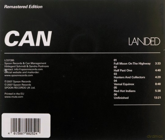 Can: Landed (Remastered) [CD]
