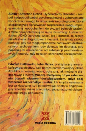 W świecie ADHD - John J. Ratey, Edward M. Hallowell [KSIĄŻKA]