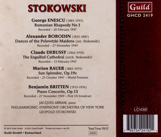 Leopold Stokowski dirigiert [CD]