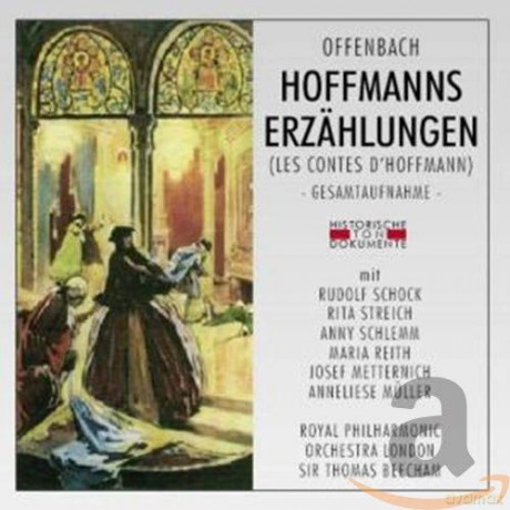 Jacques Offenbach: Les Contes D'Hoffmann (in dt.Spr.) [2CD]