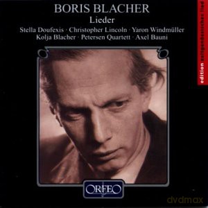 Boris Blacher: Lieder [CD]