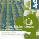 Hanns Eisler: Lieder [CD]