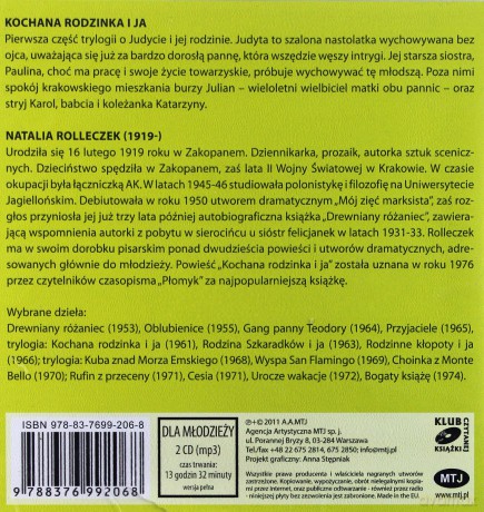 Kochana rodzinka i ja - Natalia Rolleczek [AUDIOBOOK] [CD-MP3]