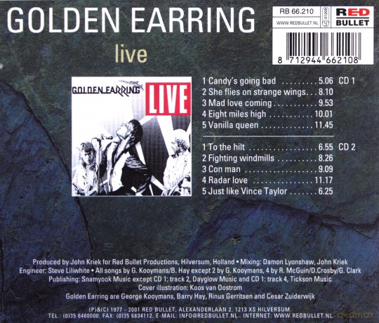 Golden Earring: Live [2CD]