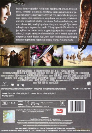 Niezwykłe Przygody Adeli Blanc-Sec (2010) [DVD]