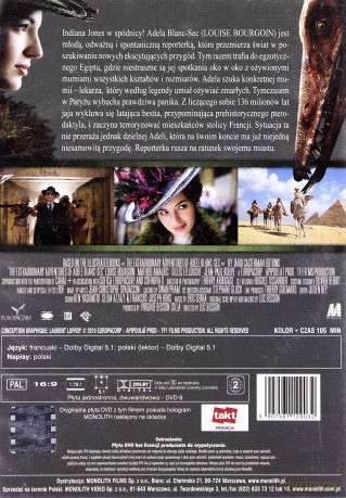 Niezwykłe Przygody Adeli Blanc-Sec (2010) [DVD]