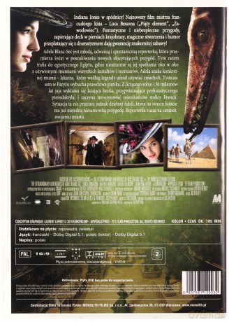 Niezwykłe Przygody Adeli Blanc-Sec (2010) [DVD]