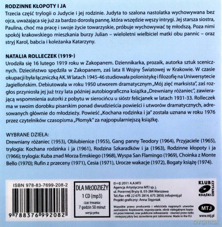 Rodzinne kłopoty i ja - Natalia Rolleczek [AUDIOBOOK] [CD-MP3]