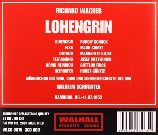 Richard Wagner: Lohengrin [3CD]