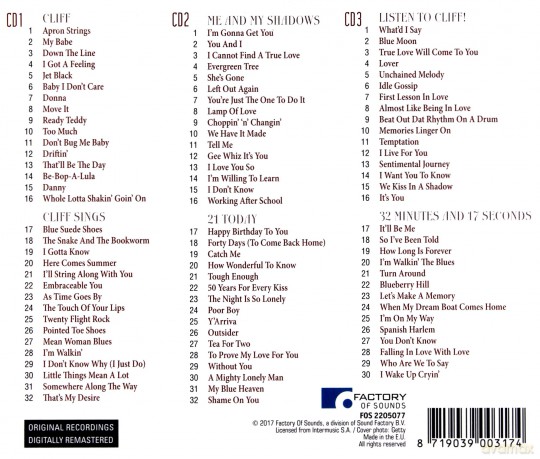 Cliff Richard: Long Play Collection [3CD]