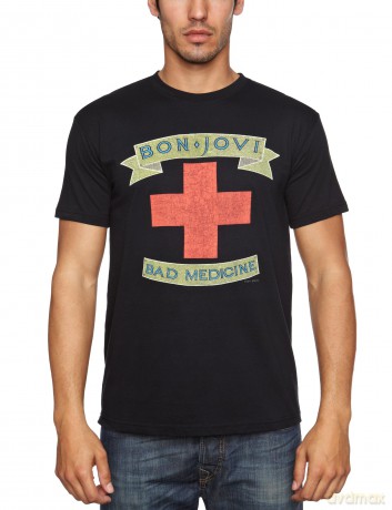 Bon Jovi: Cross, Black (S) [T-SHIRT]