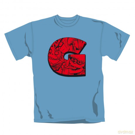 Gorillaz: Big G, Blue, (L) [T-SHIRT]