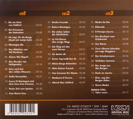 Oswald Sattler: Meine Berge: Dolomiten [3CD]