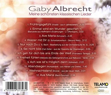 Gaby Albrecht: Meine schonsten klassischen Lieder [CD]