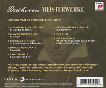 Ludwig van Beethoven: Meisterwerke [CD]