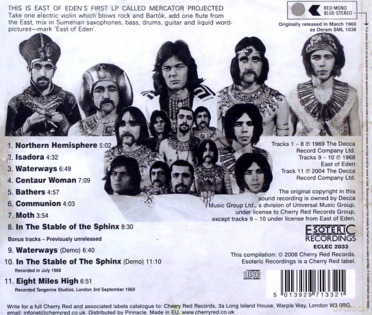 East Of Eden: Mercator Projected (Expanded) [CD]