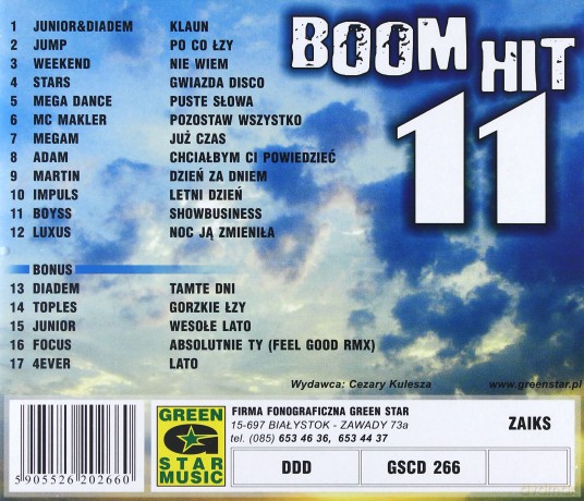 Boom Hit vol. 11 [CD]