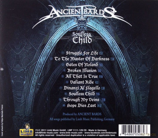 Ancient Bards: Soulless Child [CD]